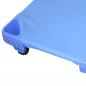 Preview: Spannlaken blau 130 cm